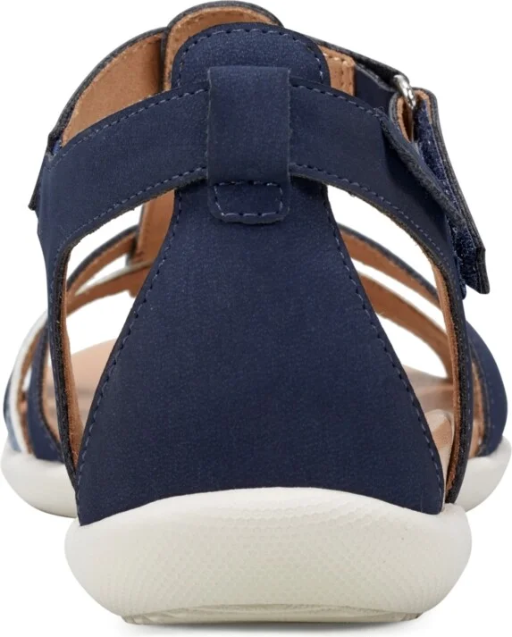 Easy Spirit Women's Leia Strappy Lightweight Sandals - Navy/Pearlized Blue - Image 3