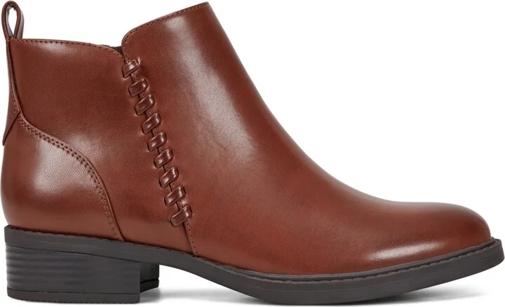 Easy Spirit Women's Lorand Almond Toe Block Heel Casual Booties - Image 6