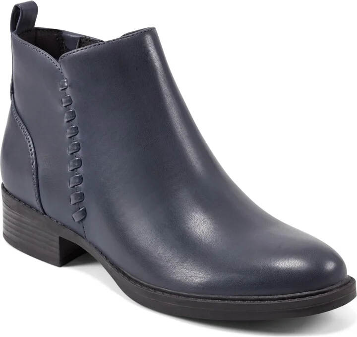 Easy Spirit Women's Lorand Almond Toe Block Heel Casual Booties