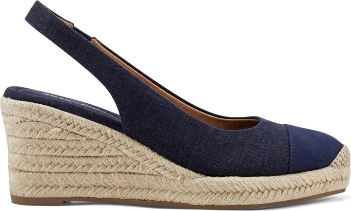 Easy Spirit Women's Margie Slingback Espadrille Wedges - Image 2