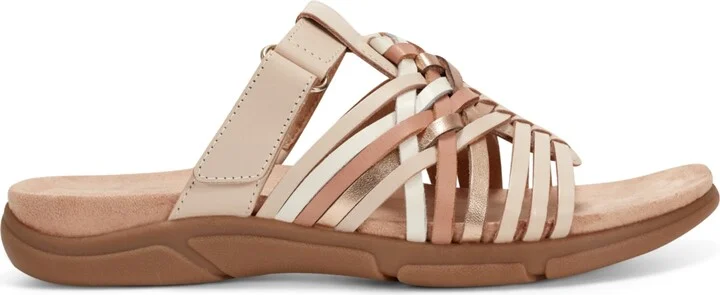 Easy Spirit Women's Mindi Woven Flat Slide Sandals - Image 6