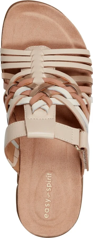 Easy Spirit Women's Mindi Woven Flat Slide Sandals - Image 8