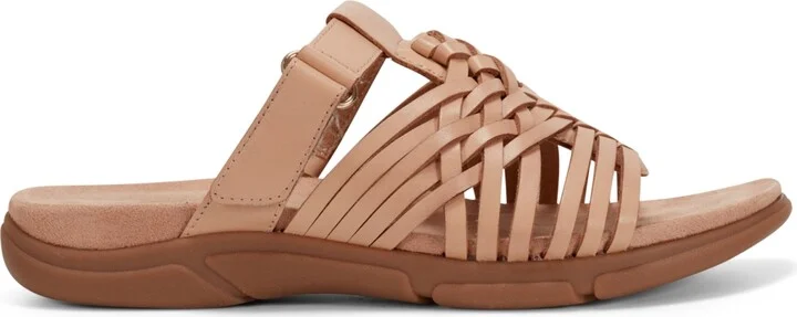 Easy Spirit Women's Mindi Woven Flat Slide Sandals - Image 10