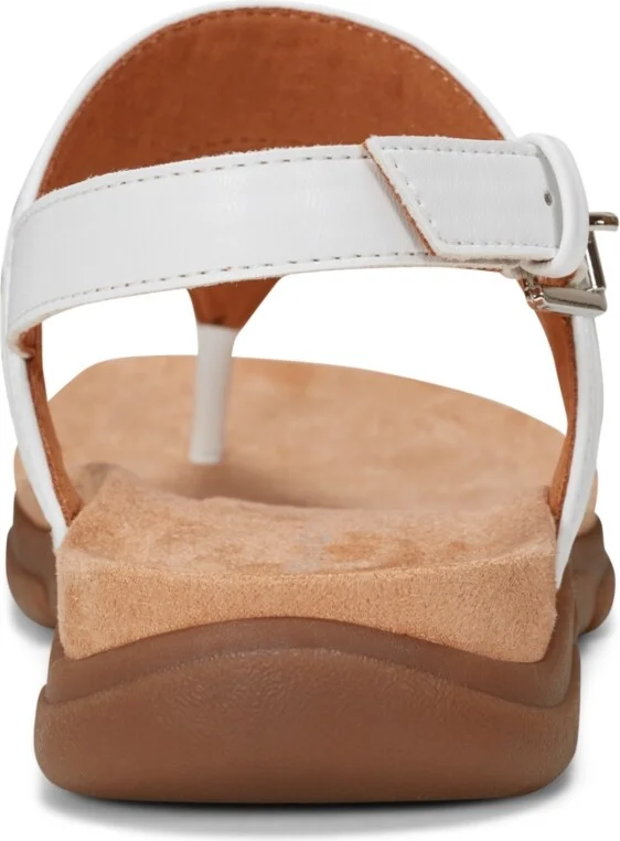 Easy Spirit Women's Monte Woven T-Strap Flat Sandals - Medium Brown/Bronze - Image 9