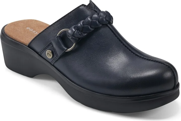 Navy Leather