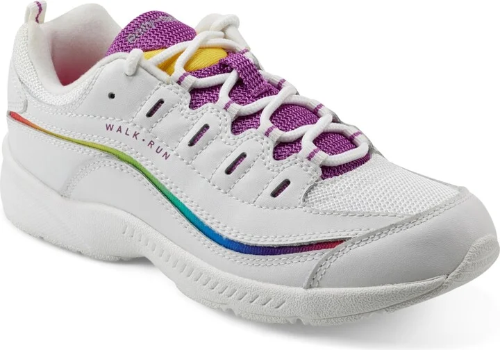 White,rainbow Leather
