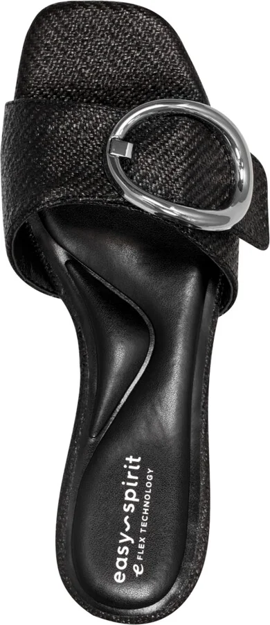 Easy Spirit Women's Roxana eFlex Buckle Block Heel Sandals - Image 8