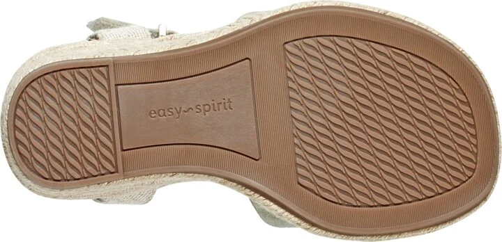 Easy Spirit Women's Shandra Ankle Strap Round Toe Wedge Sandals - Image 5