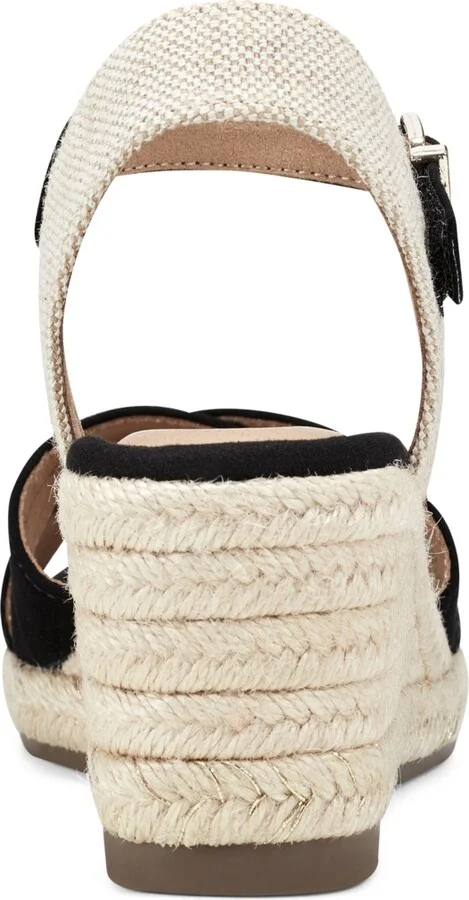 Easy Spirit Women's Shandra Ankle Strap Round Toe Wedge Sandals - Image 7