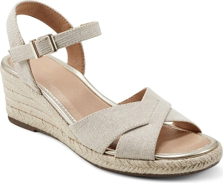 Easy Spirit Women's Shandra2 Espadrille Wedge Sandal