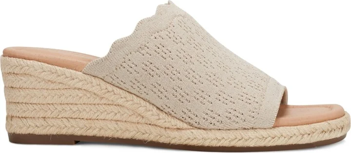 Easy Spirit Women's Shanice Espadrille Wedge Sandals - Blue/Silver - Image 10
