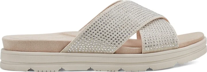 Easy Spirit Women's Shanya Crisscross Rhinestone Sandals - Image 2