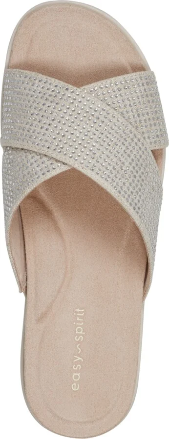 Easy Spirit Women's Shanya Crisscross Rhinestone Sandals - Image 4