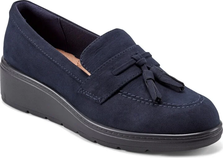 Easy Spirit Women's Tracen Slip-On Wedge Loafers
