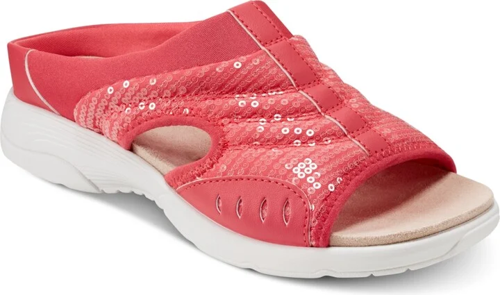 Bright Coral Sequin