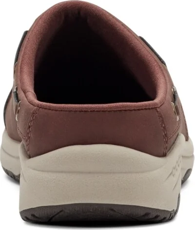 Easy Spirit Women's Travelport Nautical Mule Walking Sneakers - Black Woven/Leather - Image 7