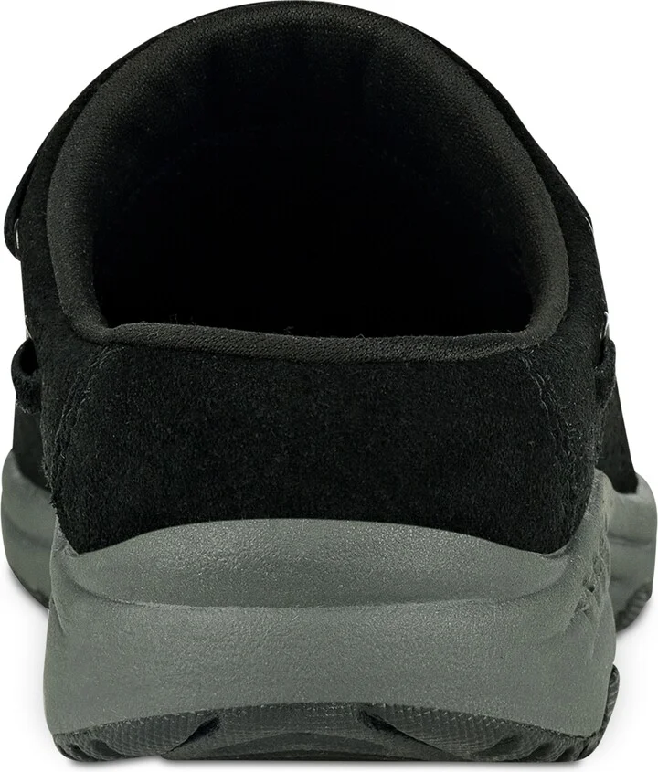 Easy Spirit Women's Travelport Nautical Mule Walking Sneakers - Black Woven/Leather - Image 10