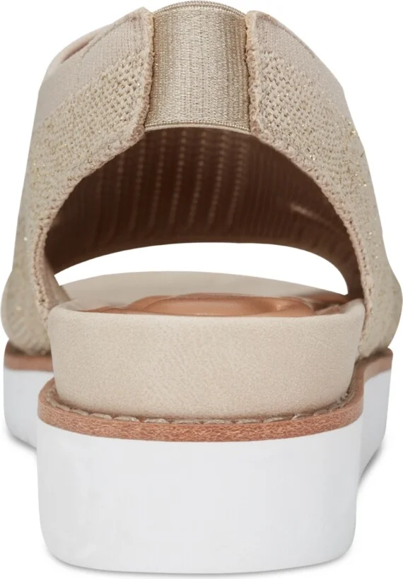 Easy Spirit Women's Winslow Lightweight Knit Sandals - Beige/Gold - Image 3