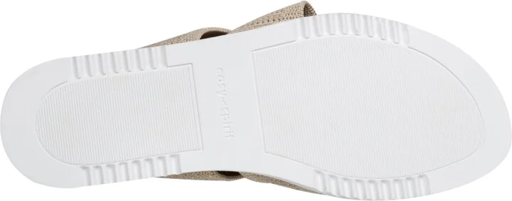Easy Spirit Women's Winslow Lightweight Knit Sandals - Beige/Gold - Image 5