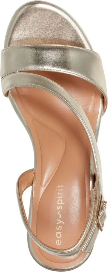 Easy Spirit Women's Zoe Asymmetrical Strap Wedge Sandals - Image 4