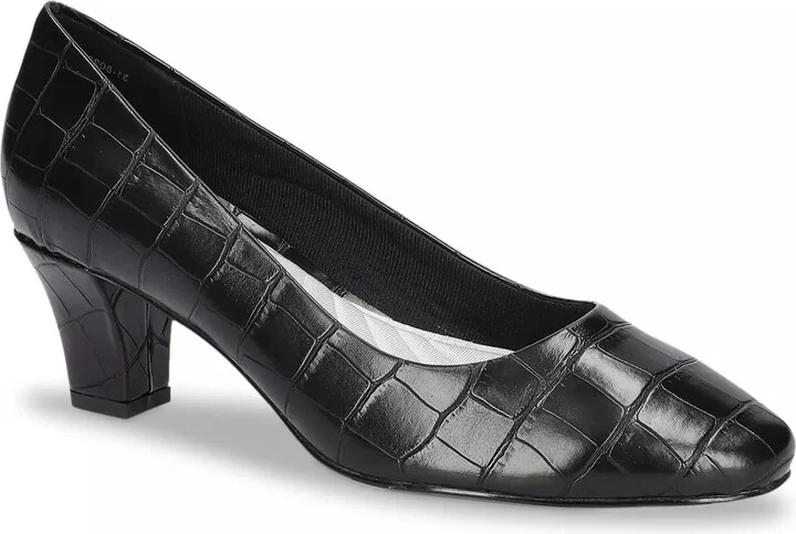 Black Croc Print