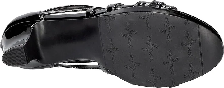 Easy Street Bee Women's Sandals Black Patent : 7.5 M (B), Leather - Image 3