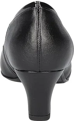 Easy Street Datia High Women's Heels Black : 6 W (D), Leather - Image 4