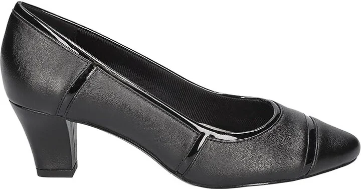 Easy Street Datia High Women's Heels Black : 6 W (D), Leather - Image 5