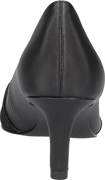 Easy Street Electa Women's Shoes Black Satin : 6.5 N (AA), Synthetic - Image 4