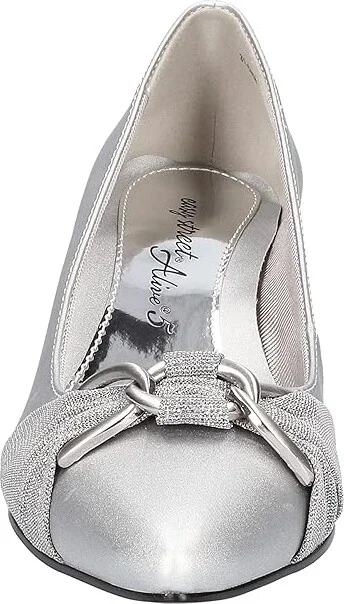 Easy Street Electa Women's Shoes Silver Satin : 6.5 N (AA), Synthetic - Image 5