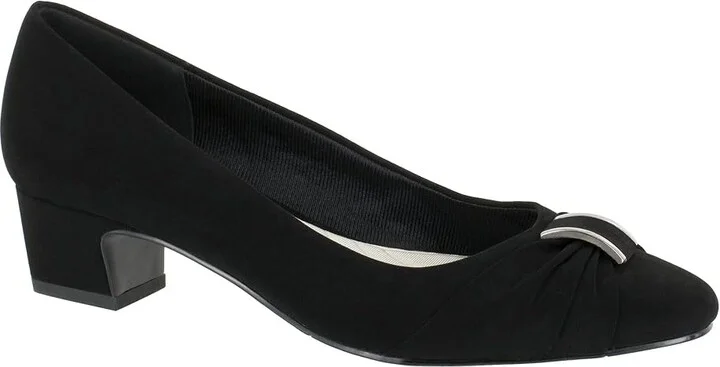 Easy Street Eloise Women's Shoes Black Lamy : 10 N (AA), Synthetic