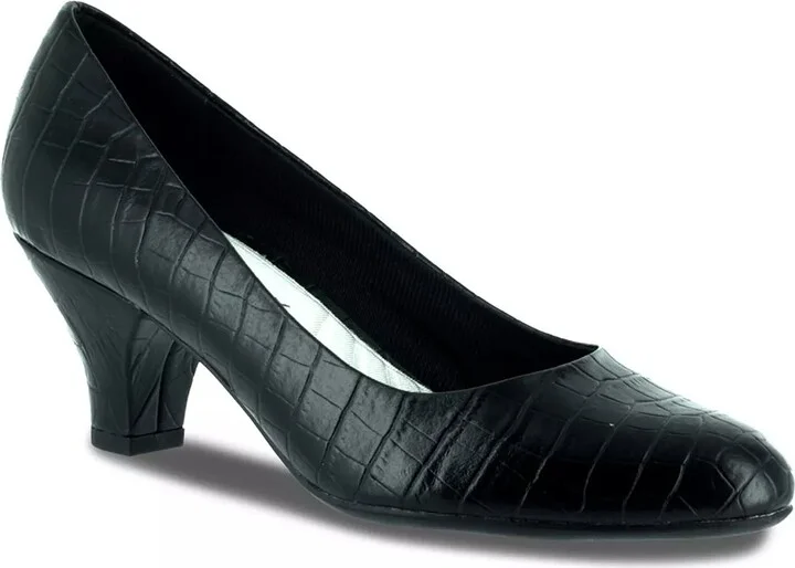 Black Croc Print