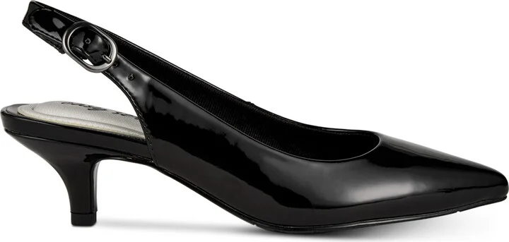 Easy Street Faye Slingback Kitten-Heel Pumps - Image 6