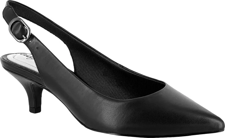 Easy Street Faye Women's Shoes Black : 7.5 N (AA), Synthetic