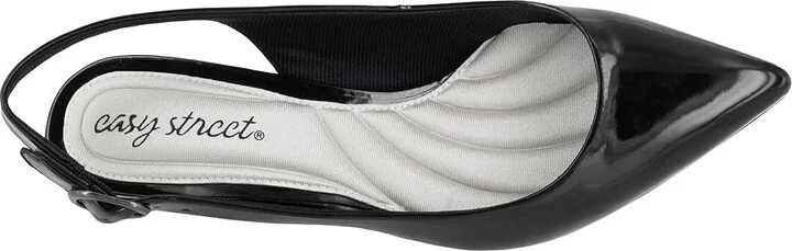 Easy Street Faye Women's Shoes Black Patent : 5.5 M (B), Synthetic - Image 2