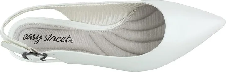 Easy Street Faye Women's Shoes White : 5.5 M (B), Synthetic - Image 2