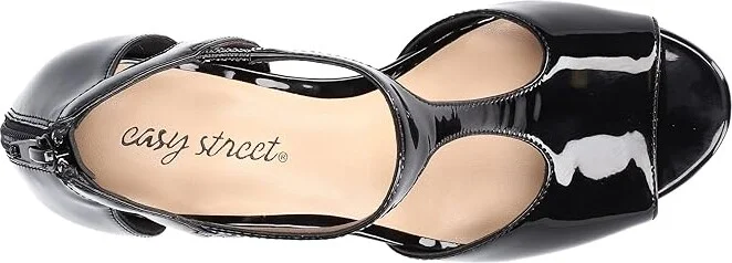 Easy Street Flash Women's Shoes Black Patent : 6.5 M (B), Synthetic - Image 2