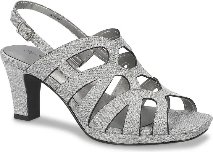 Silver Metallic Glitter Fabric