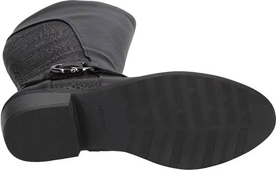 Easy Street Luella Plus Women's Shoes Black/Black Embossed/Gore : 5 M (B), Synthetic - Image 3