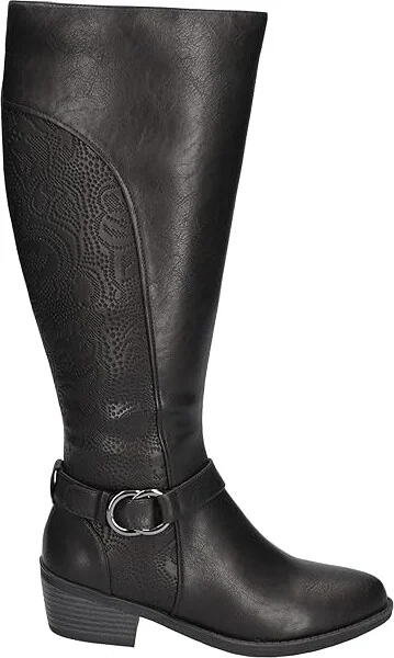 Easy Street Luella Plus Women's Shoes Black/Black Embossed/Gore : 5 M (B), Synthetic - Image 7