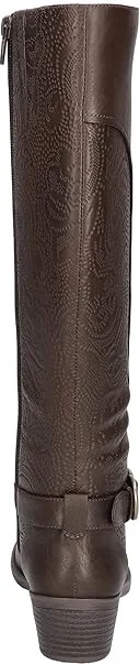 Easy Street Luella Plus Women's Shoes Brown/Brown Embossed/Gore : 5.5 M (B), Synthetic - Image 4