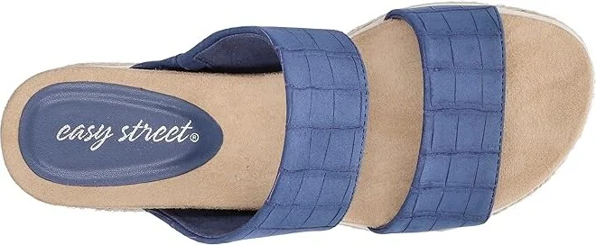 Easy Street Maryann Women's Shoes Denim Croco : 10 M (B), Synthetic - Image 2