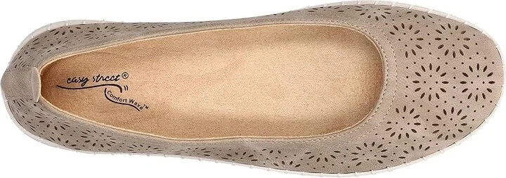 Easy Street Nitza Women's Flat Shoes Natural : 7 M (B), Leather - Image 2