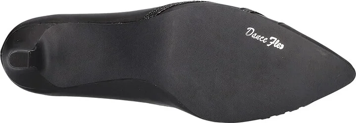 Easy Street Nobel High Women's Heels Black Satin : 9 N (AA), Synthetic - Image 3