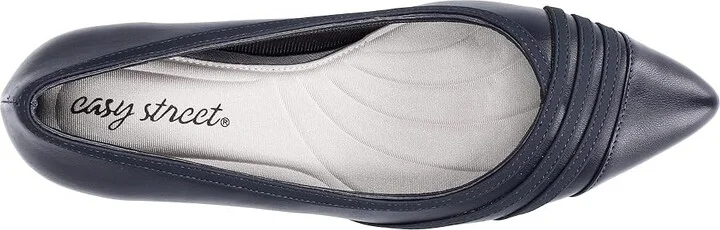 Easy Street Nobel High Women's Heels Navy : 11 M (B), Synthetic - Image 2
