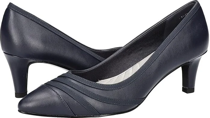 Easy Street Nobel High Women's Heels Navy : 11 M (B), Synthetic