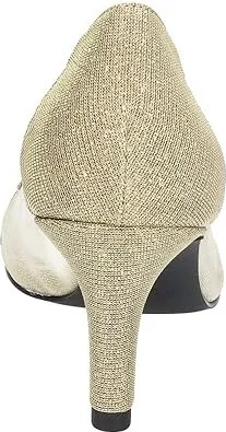 Easy Street Picaboo High Women's Heels Gold Glitter : 10 M (B), Textile - Image 4