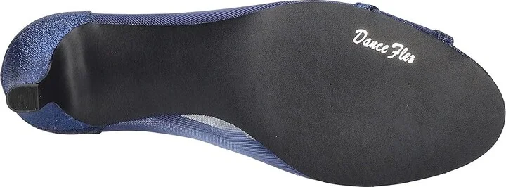 Easy Street Picaboo High Women's Heels Navy Glitter : 9.5 M (B), Textile - Image 3