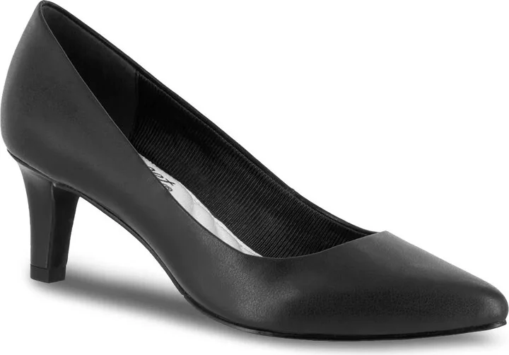 Black Faux Leather