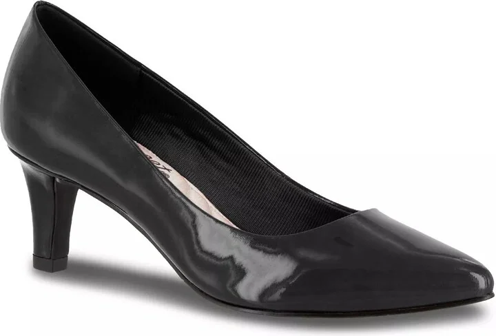 Black Faux Patent Leather